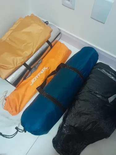 Materiais completos para camping