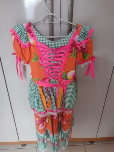 Vestido junino infantil 