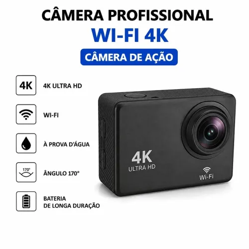Vendo câmera profissional wi-fi 4k