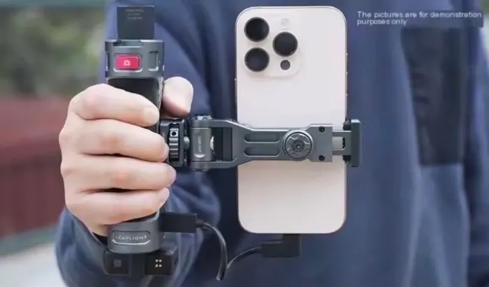 Estabilizador celular para filmagem e foto, empunhadura LEAPLIGHT- NOVO