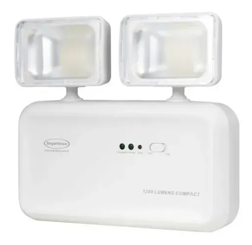 Luminária de Emergência LED Segurimax de 1.200 lúmens