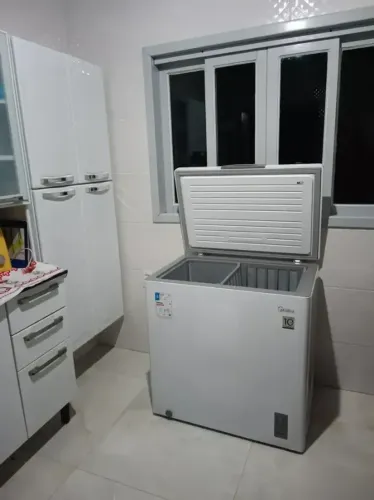 Freezer Horizontal 198l Inverter Bivolt Branco Midea Branco