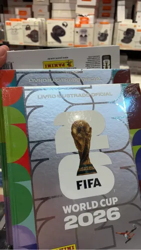ÁLBUM ORIGINAL PANINI COPA 2026 DOURADO E PRATA
