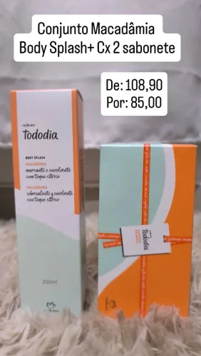 Conjunto Macadâmia Natura Tododia