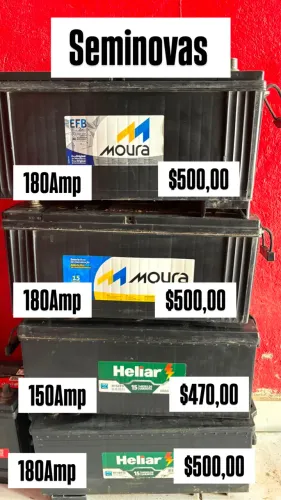 Bateria 180Amp $500,00 CCA 100%
