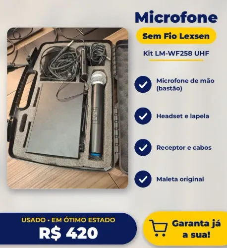 Microfone sem fio