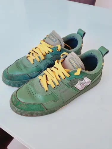 Tênis Lacoste L001 Verde Camurça 