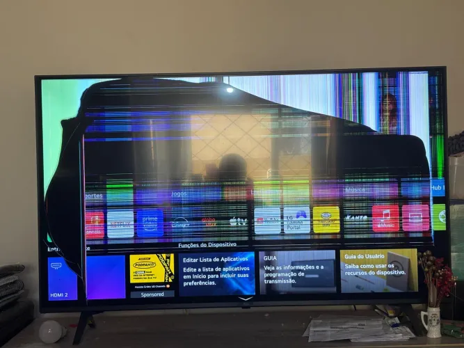 Tv LG 50 tela quebrada