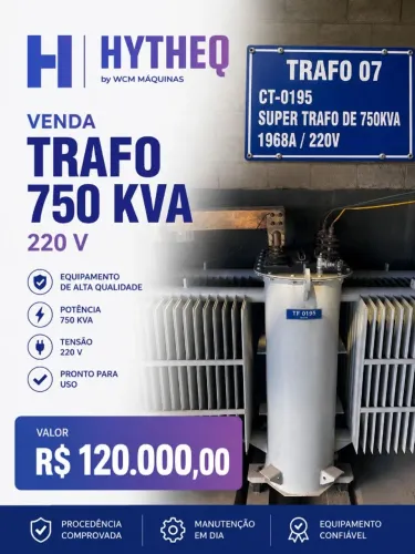 Trafo 750 KVA 220 V