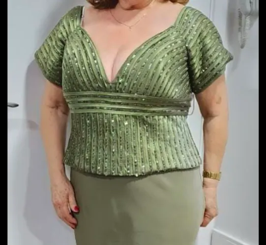 Festido de festa plus size Tam. 48-50