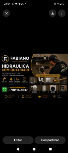 Hidráulica em geral, instalações e reparos em geral 