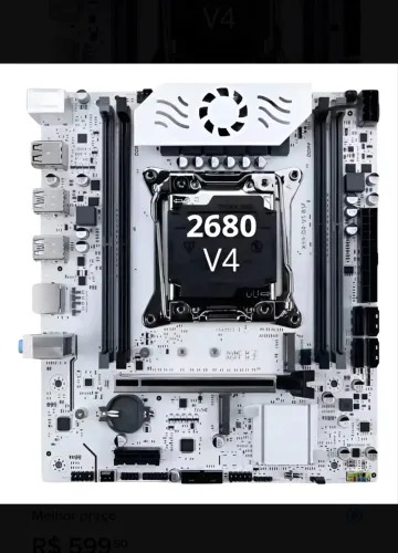 Kit Placa Mãe X99 + Xeon E5-2680 V4 + 16gb Ecc Ddr4 + TPM 2.0