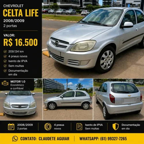 Chevrolet Celta Life/ LS 1.0 MPFI 8V Flexpower 3P 2009