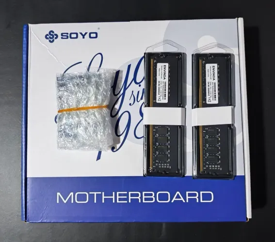KIT XEON X99 PLACA MAE SOYO D4, 2680 V4, 16GB 2X8 NOVOS.