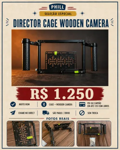 DIRECTOR CAGE WOODEN CAMERA