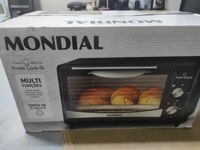 Forno Pratic Cook 6l Mondial 220v - NOVO