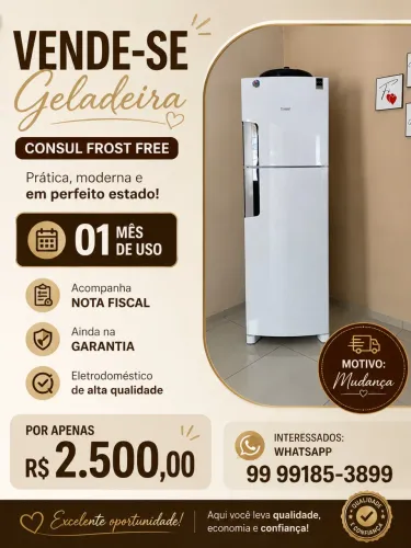 Geladeira consul 377L
