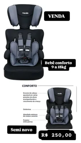 CADEIRINHA INFANTIL PARA CARRO