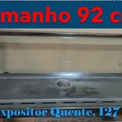Vitrine Exposito Quente para Salgadodos, Sem Bandeja