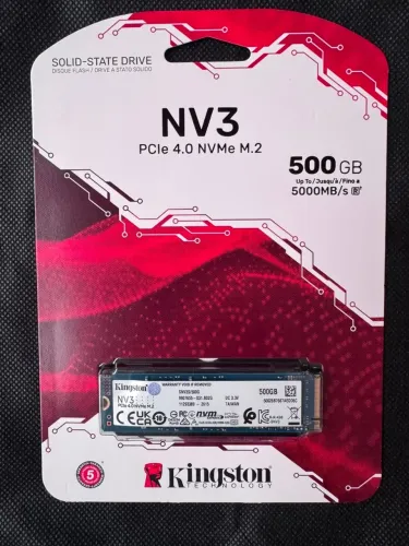 HD SSD NVMe M.2 500GB Kingston - Alta Velocidade para PC e Notebook