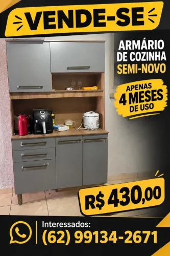 Vendo Armário de cozinha semi novo
