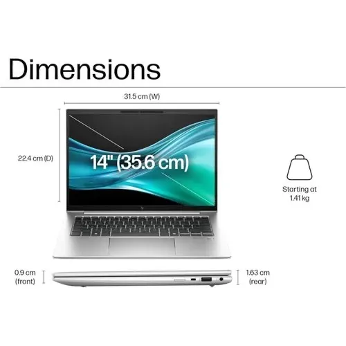 Elitebook 840 G11 Ultra5+Intel ARC+NPU+até 64gb DDR5 na garantia parcelo 10x sem juros