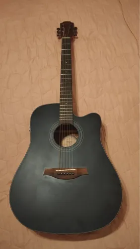 Violão Benson Genesis Dreadnought Black - Regulado e com Cordas Novas!