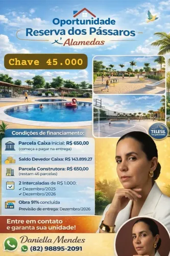 Casa à venda no RESERVA DOS PÁSSAROS, CIDADE UNIVERSITÁRIA, Maceió, AL