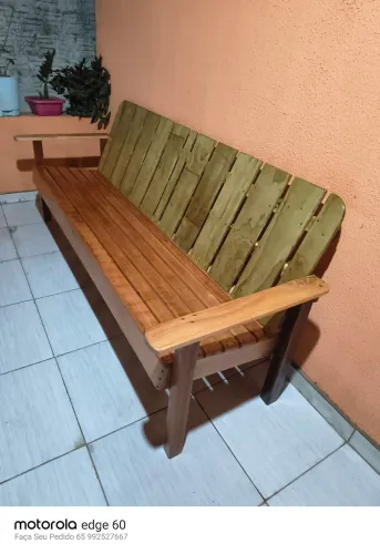 Vendo Esse Lindo Super BANCÃO Com 2 Metros de Cumprimento Para Até 5 Lugares R$380;Entrego