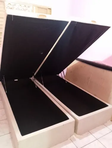 Vendo cama box baú de casal