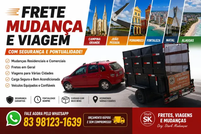 Viagem para João Pessoa - Pernambuco - Natal - Fortaleza 