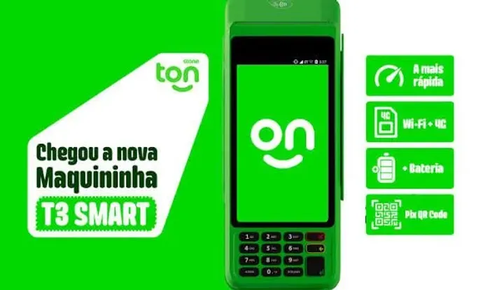 Maquininha T3 Smart nova na caixa