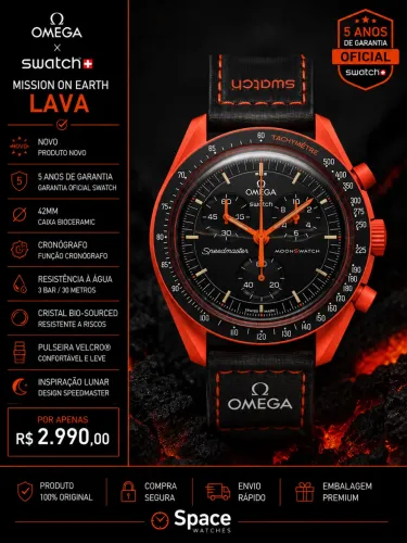 Omega x Swatch Mission To Lava
