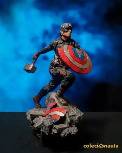 Capitão América Deluxe Avengers End Game 1/10 - Completo com caixa