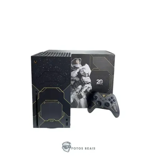 CONSOLE XBOX SERIES X 1TB SSD HALO INFINITE EDIÇÃO ESPECIAL (LUVA REPRÔ) SEMINOVO