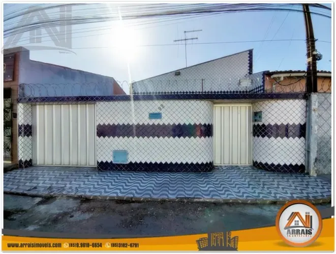 Casa com 3 dormitórios para alugar, 153 m² por R$ 1.450,00/mês - Conjunto Esperança - Fort