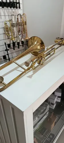 Trombone em Sib Longo Shelter laqueado Usado R$ 1.850,00 em Até 12x Sem juros no Cartão