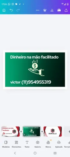 Dinheiro na mão
