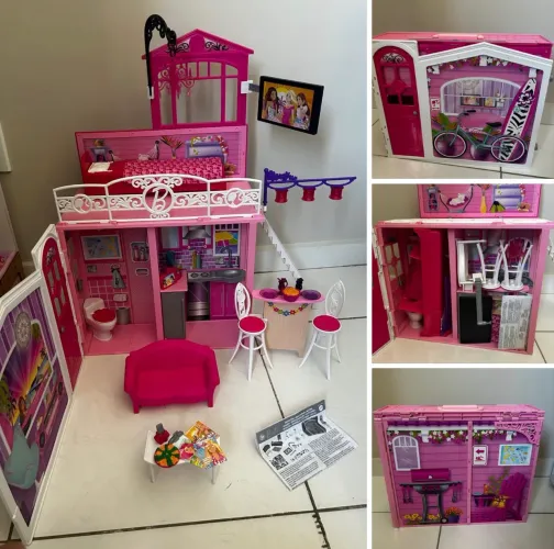 Casinha da barbie nova rara de 2009 completa