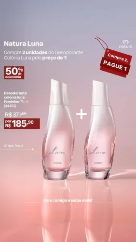Leve 2 Pague 1 - Natura Luna - 02un de 75ml cada