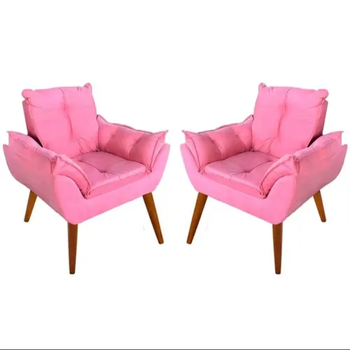 Poltrona Opala Luxxo -Decorativa para Éstudio de Beleza