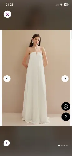 Vestido noiva civil g