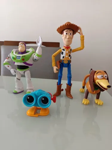 [VENDA SOMENTE O LOTE] Toy Story - Baú de brinquedos do Andy - Mattel