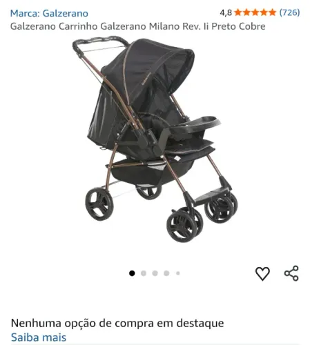 Carro bebê Galzerano+ bebê conforto Voyage beta 
