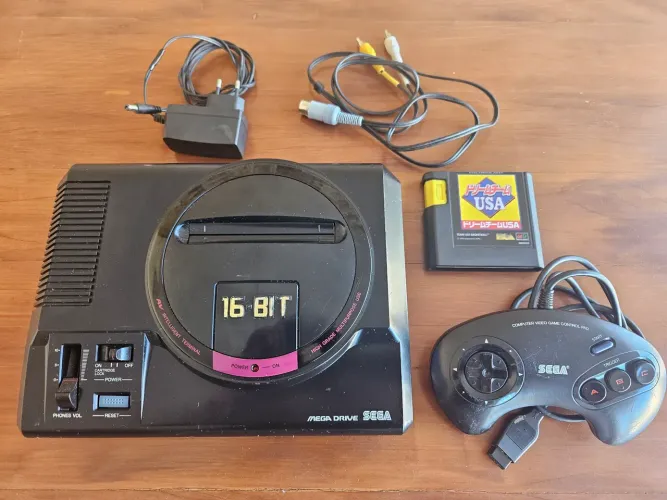 Mega Drive Japonês chaveado