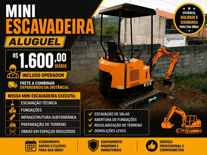 Prestação de serviço e limpeza de terrenos
