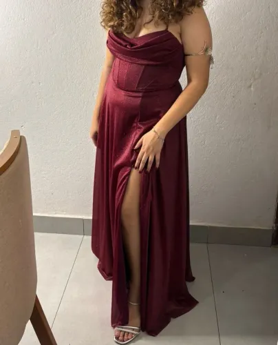 Vestido de formatura/festa rosa