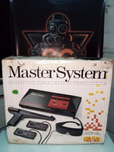Console Master System - TecToy (Completo com Caixa Original)
