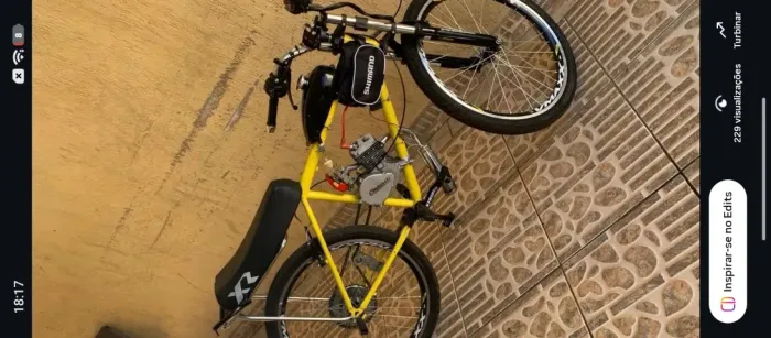 Bike motorizada muito boa para sair agr