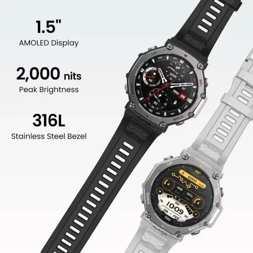 Amazfit T- Rex 3- Smartwatch Robusto Novo e Lacrado.